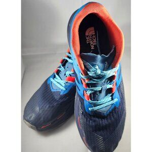 The North Face Mens Shoes Size 11.5 Blue & Orange Trail Running Sneakers